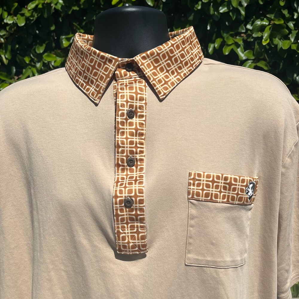 Nation Golf Retro Style Polo Shirt - Picture 2 of 15